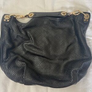 Rebecca Minkoff Large Leather Hobo Shoulder Bag – Black